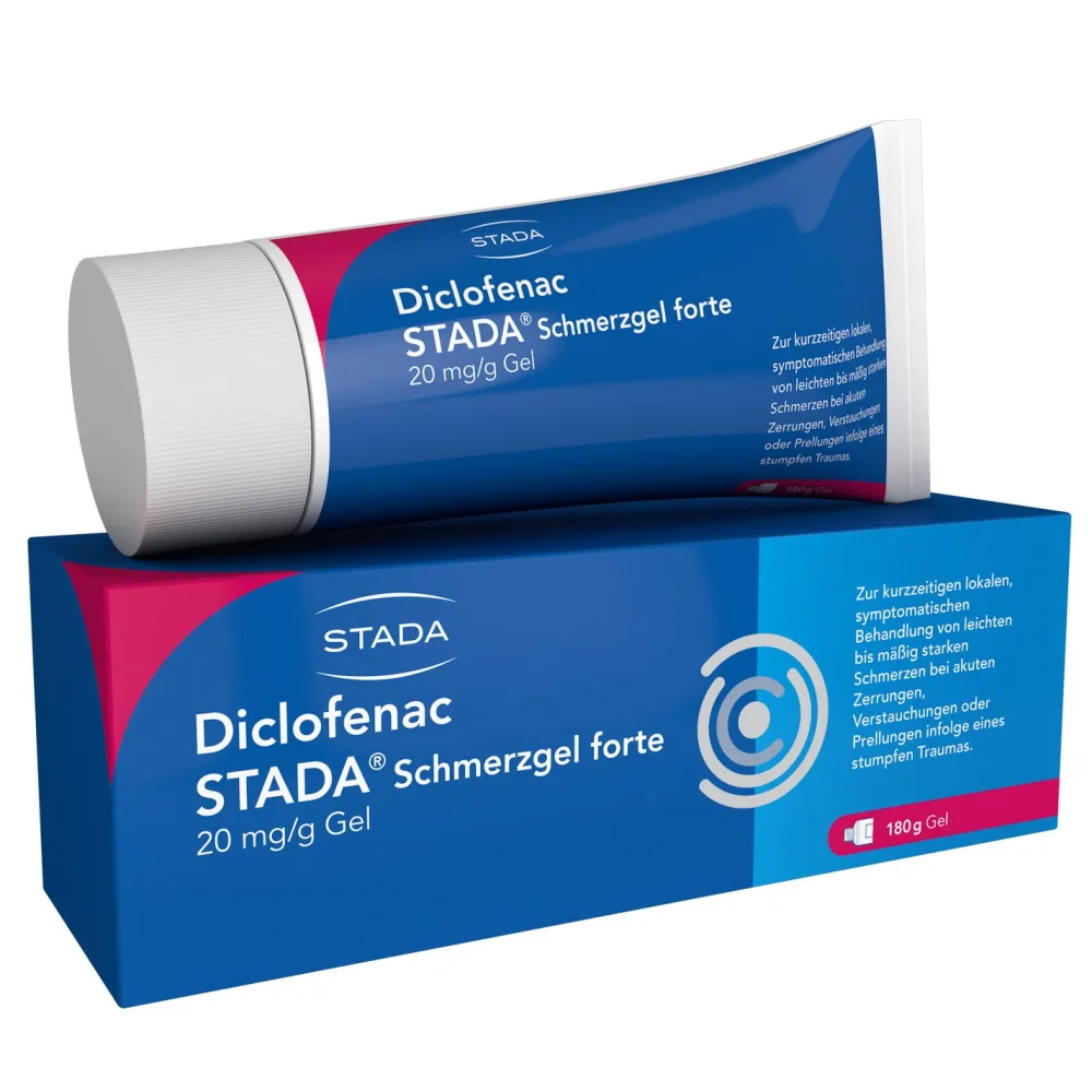 Diclofenac STADA® 20 mg/g Gel- Schmerzgel forte| New