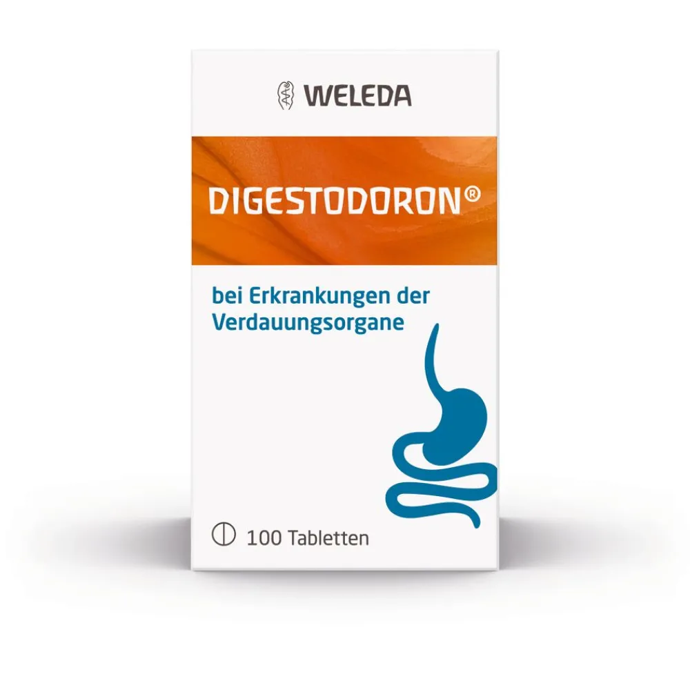 Digestodoron® Tabletten bei funktionellen Verdauungsstörungen, u.a. auf chronisch-entzündlicher Basis>WELEDA Hot