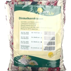 Dinkelkern-Wärmekissen mit Bezug 30 x 40 cm> New