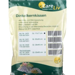 Dinkelkern-Wärmekissen mit Bezug 17 x 17 cm| New