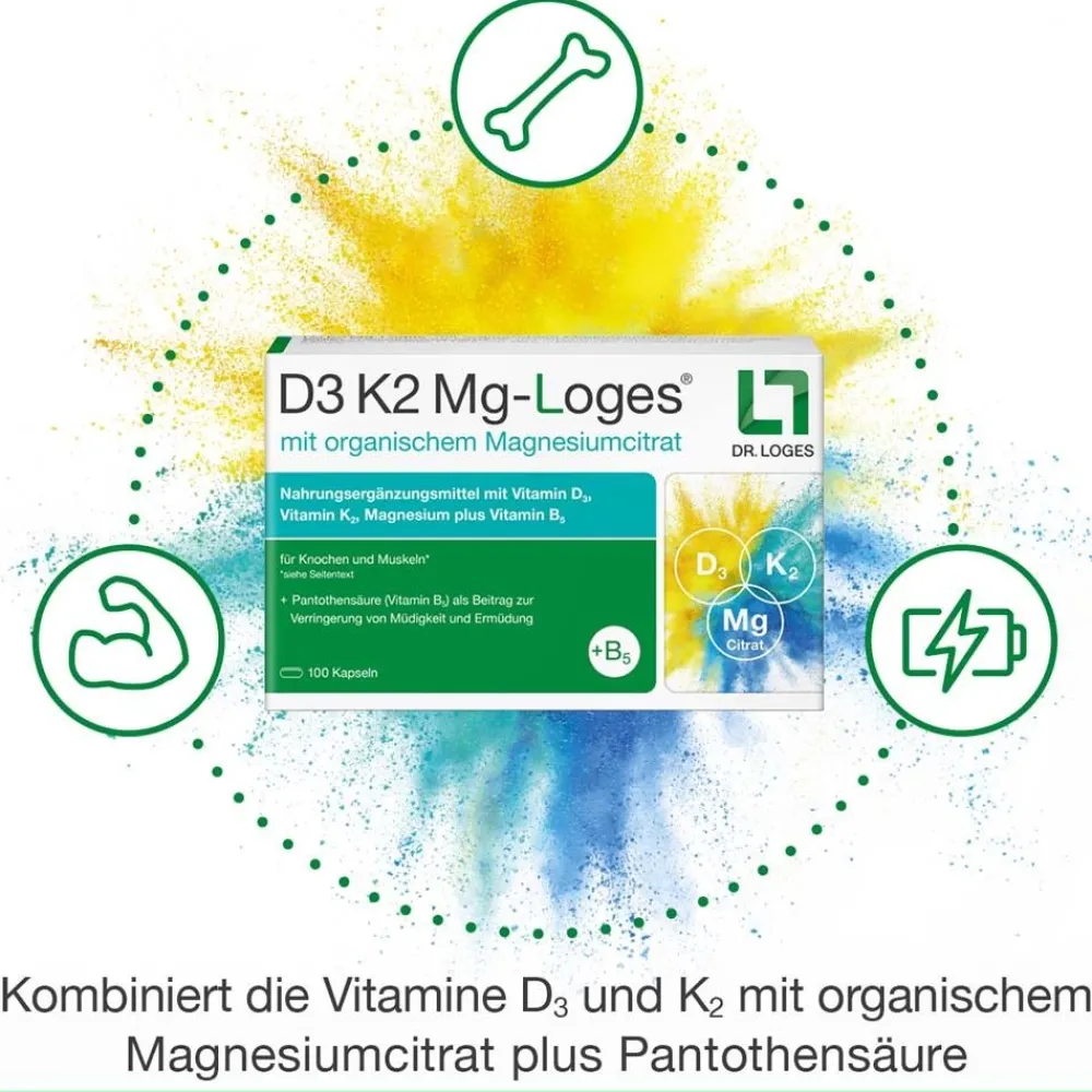 D3 K2 Mg-Loges – stark für Knochen und Muskeln*> Discount