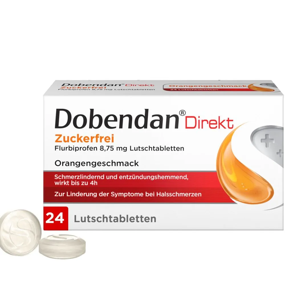 ® Direkt Halstabletten - Bei starken Halsschmerzen und Schluckbeschwerden|Dobendan Clearance