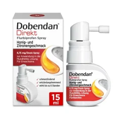 ® Direkt Spray Honig & Zitrone - Bei starken Halsschmerzen und Schluckbeschwerden>Dobendan Best