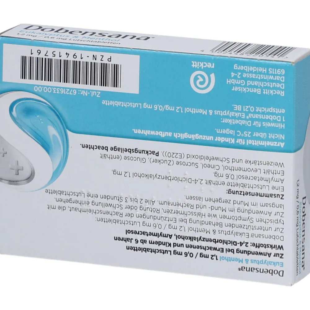 Dobensana Eukalyptus & Menthol 1.2mg/0.6mg Lutschtabletten| Discount