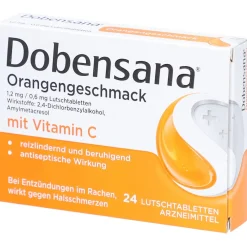 Dobensana® Orangengeschmack 1,2 mg/0,6 mg Lutschtabletten| Online