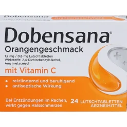 Dobensana® Orangengeschmack 1,2 mg/0,6 mg Lutschtabletten| Online