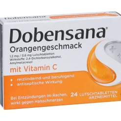 Dobensana® Orangengeschmack 1,2 mg/0,6 mg Lutschtabletten| Online