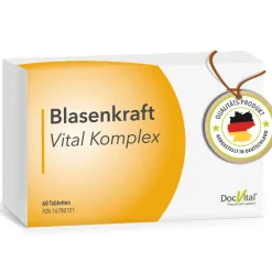 DocVital® Blasenkraft | Blase Tabletten mit Kürbiskern, Schachtelhalm, Leinsamen, Hopfen & Vitaminen> Hot