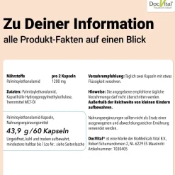 DocVital - PEA Vital 600 (Palmitoylethanolamid) Kapseln><noscript><img width=