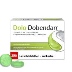 Dolo-® Halstabletten zuckerfrei mit betäubender Wirkung - bei Halsschmerzen>Dobendan Outlet