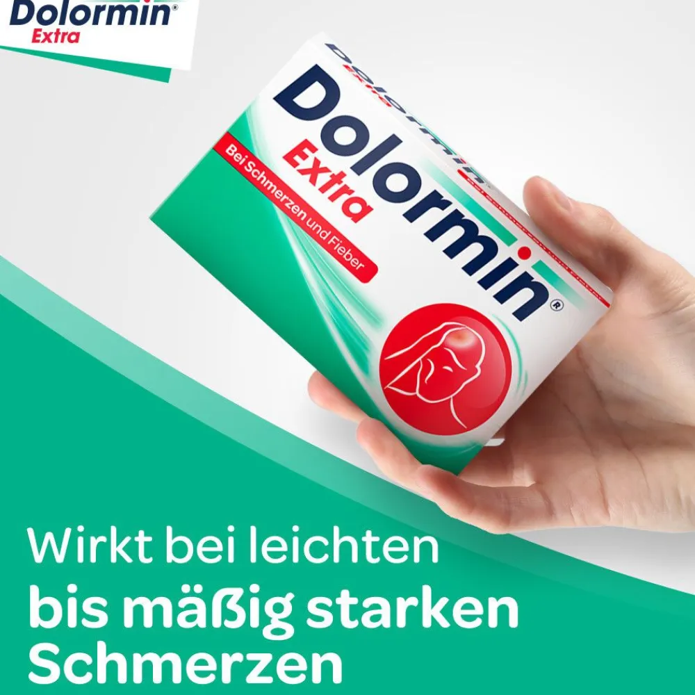 Extra 400 mg Ibuprofen bei Schmerzen und Fieber - Jetzt 20% mit dem Code 20 sparen*|Dolormin