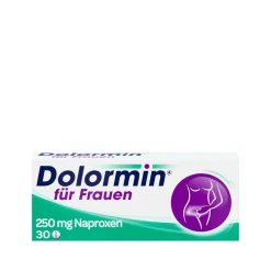 für Frauen bei Menstruationsbeschwerden mit Naproxen - Jetzt 20% mit dem Code 20 sparen*>Dolormin Hot