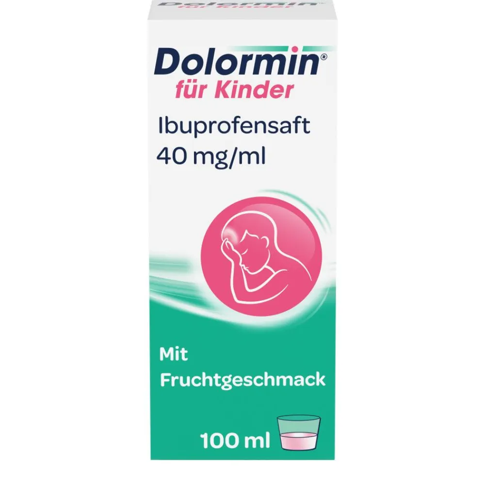 für Kinder Ibuprofensaft 40 mg/ml bei Fieber und Schmerzen>Dolormin