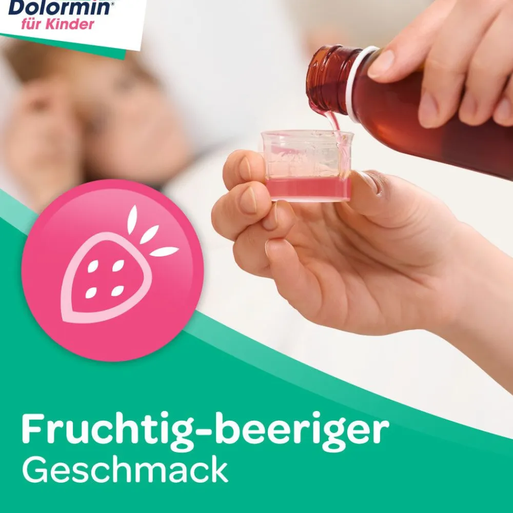 für Kinder Ibuprofensaft 40 mg/ml bei Fieber und Schmerzen>Dolormin
