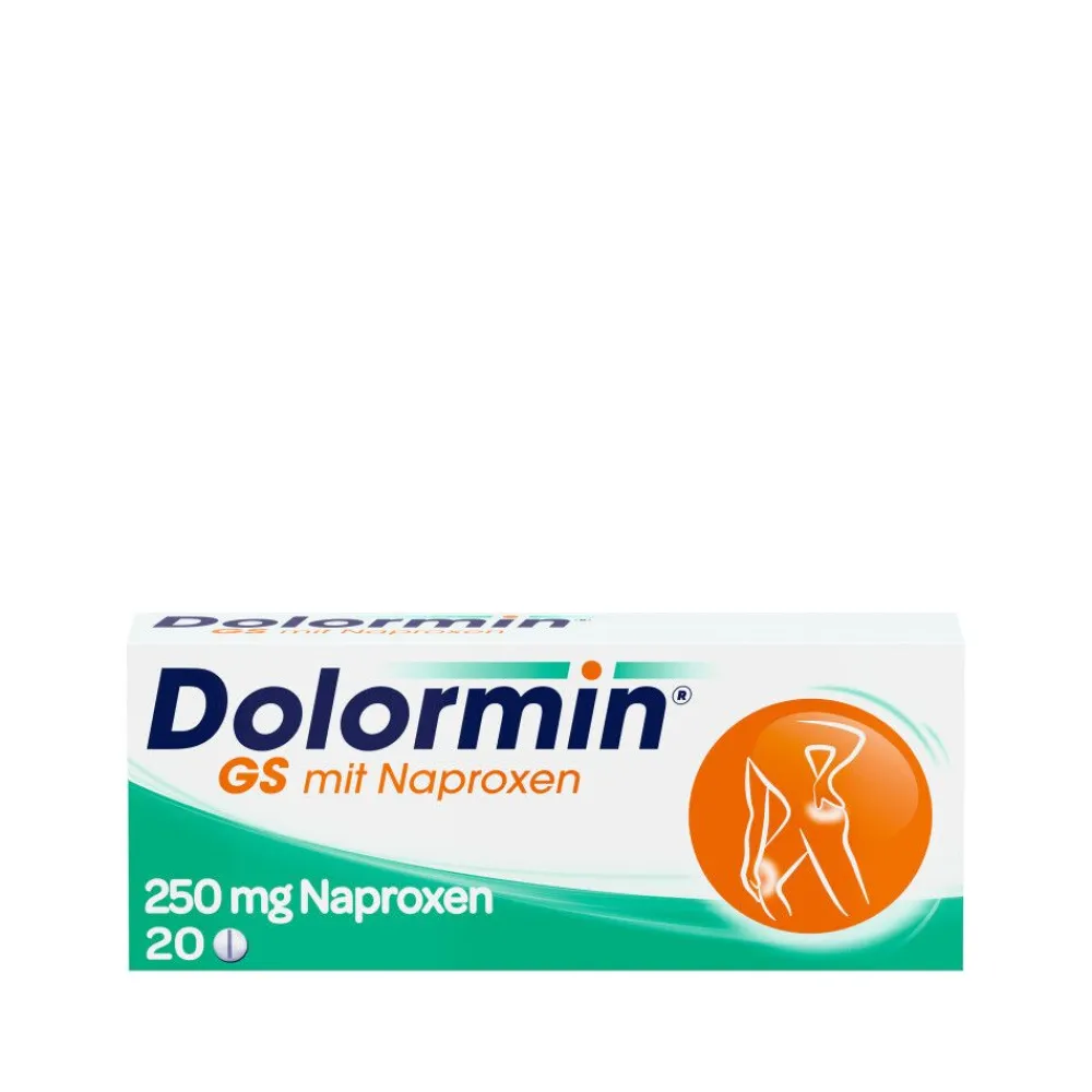 GS mit Naproxen, Schmerztabletten bei Gelenkschmerzen>Dolormin Hot