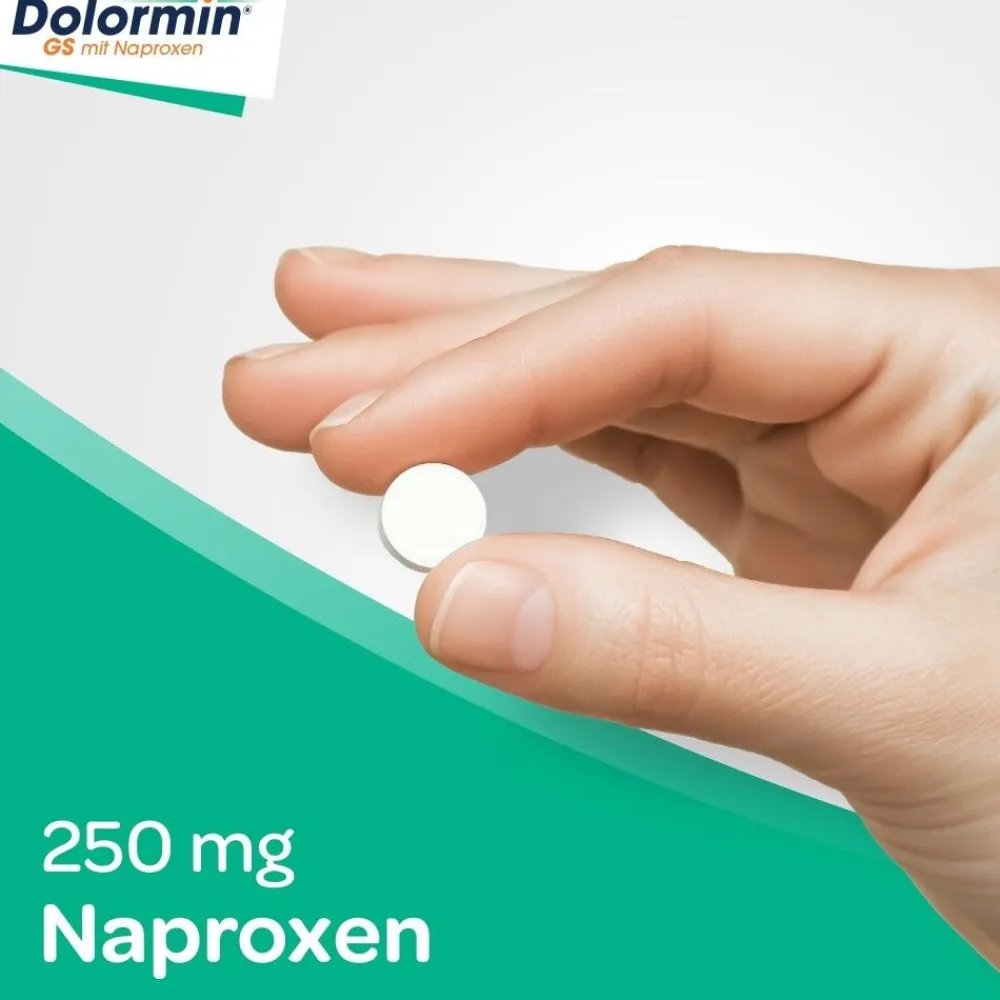 GS mit Naproxen, Schmerztabletten bei Gelenkschmerzen>Dolormin Hot