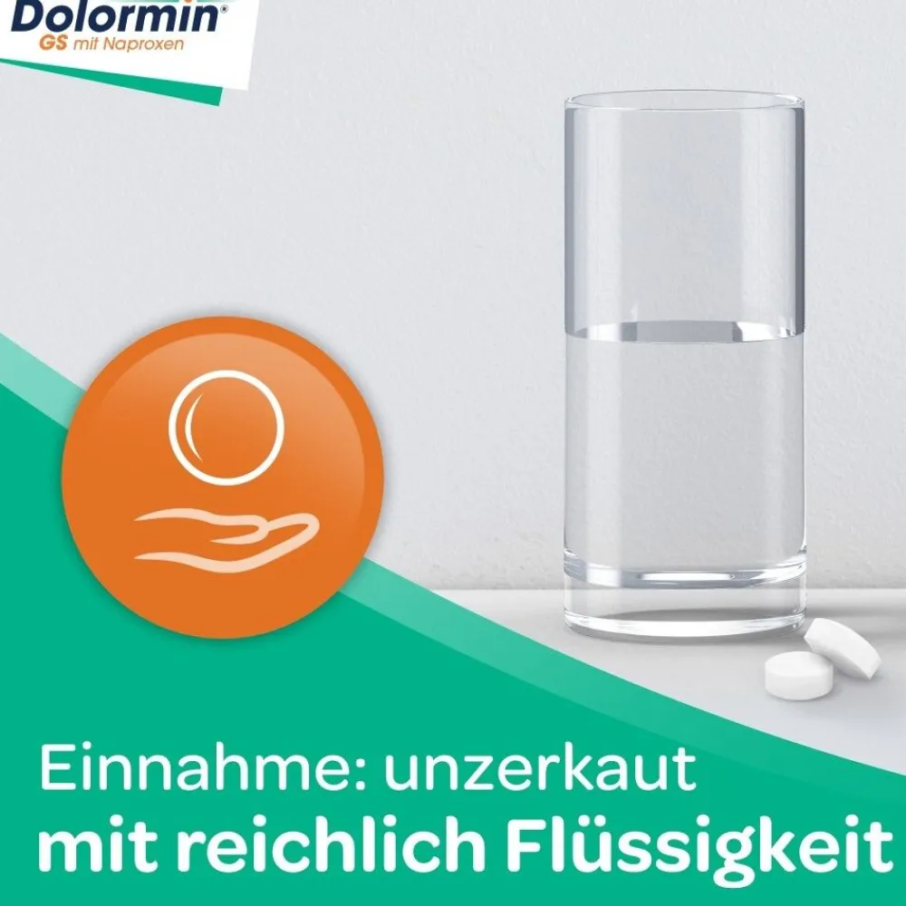GS mit Naproxen, Schmerztabletten bei Gelenkschmerzen>Dolormin Hot