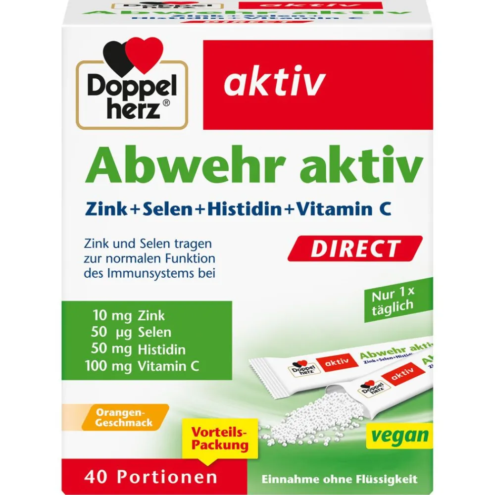 Abwehr aktiv DIRECT mit Zink + Selen + Histidin>Doppelherz Sale