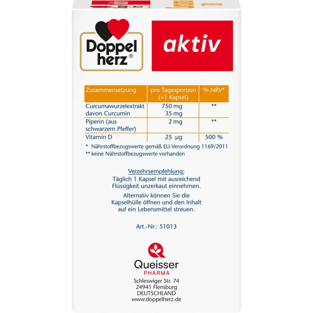 ® aktiv Curcuma 750|Doppelherz Discount