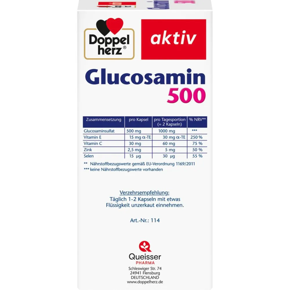 ® aktiv Glucosamin 500 Kapseln|Doppelherz