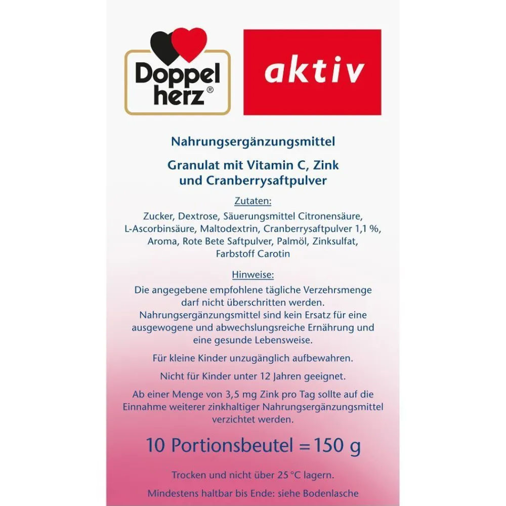 ® aktiv Heiße Cranberry mit Vitamin C + Zink>Doppelherz Sale