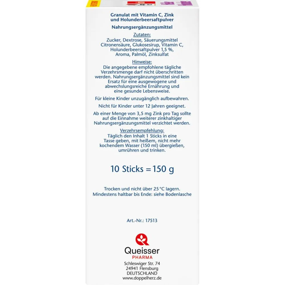® aktiv Heißer Holunder mit Vitamin C + Zink|Doppelherz Sale