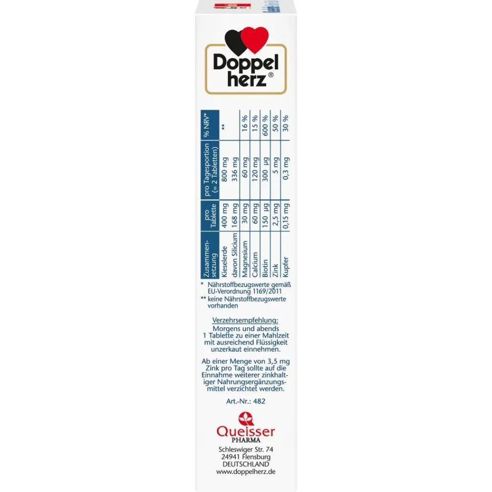 ® aktiv Kieselerde + Biotin + Zink Tabletten>Doppelherz Hot