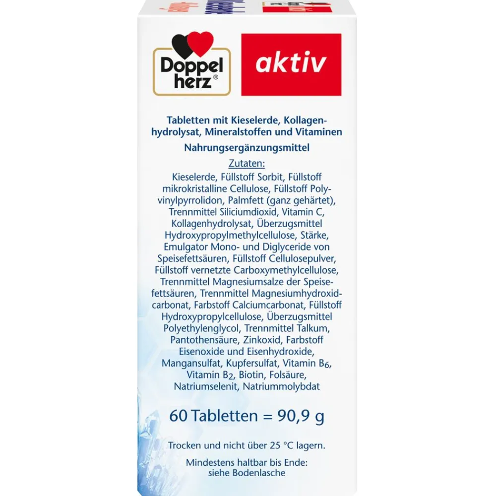 ® aktiv Kieselerde + Kollagen>Doppelherz Online