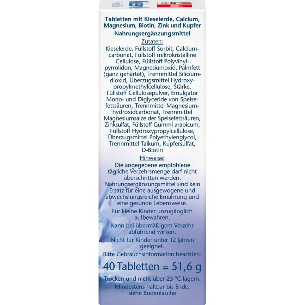 ® aktiv Kieselerde + Biotin + Zink Tabletten>Doppelherz Online