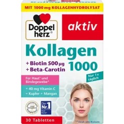 ® aktiv Kollagen 1000 + Biotin + Q10>Doppelherz Best