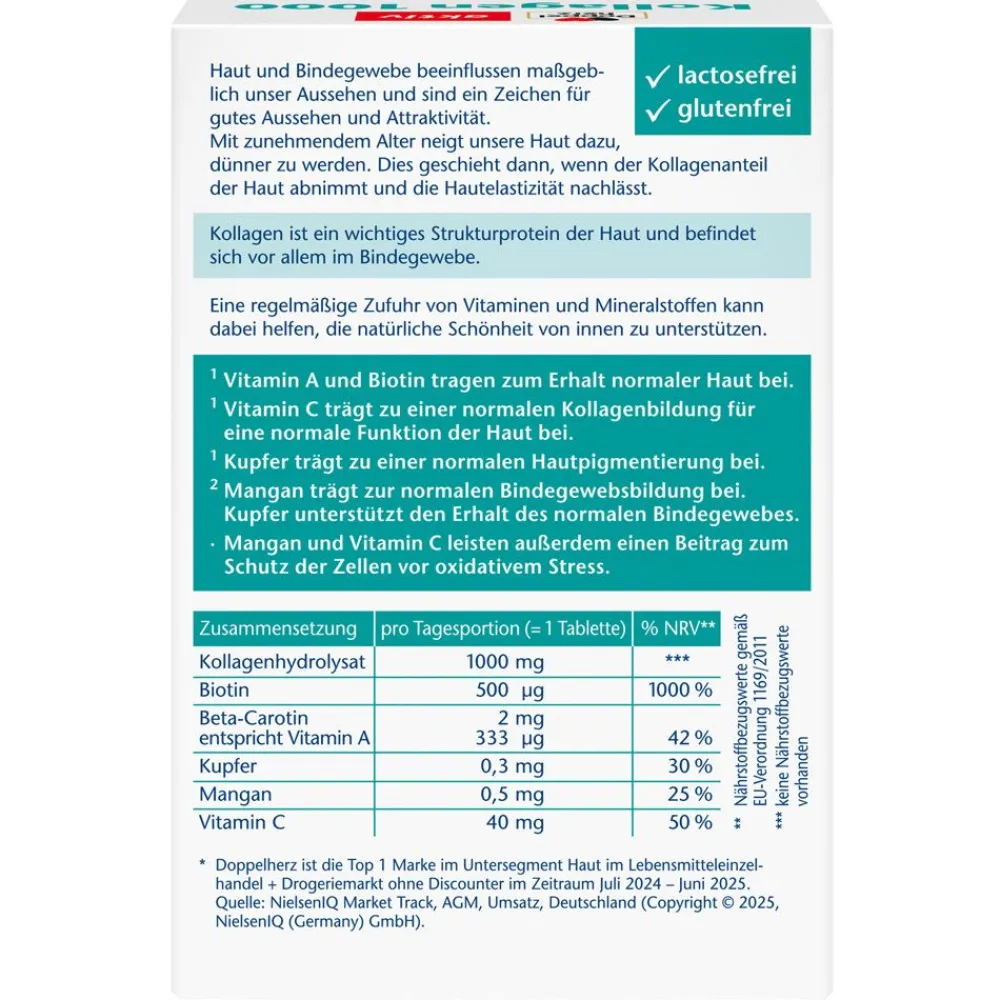 ® aktiv Kollagen 1000 + Biotin + Q10>Doppelherz Best