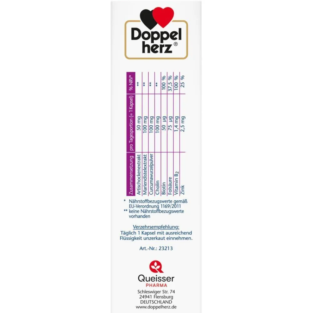 ® aktiv Leber plus mit Cholin + Zink>Doppelherz Hot