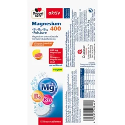 ® aktiv Magnesium 400 + B1 + B6 + B12 + Folsäure Brausetabletten><noscript><img width=