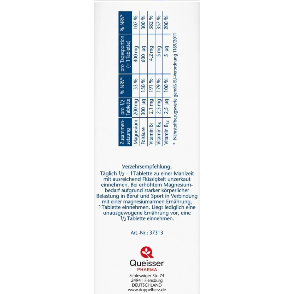 ® aktiv Magnesium 400 + B1 + B6 + B12 + Folsäure Tabletten - Jetzt 20% mit dem Code 20 sparen*|Doppelherz Clearance