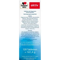 ® aktiv Magnesium 400 + B1 + B6 + B12 + Folsäure Tabletten - Jetzt 20% mit dem Code 20 sparen*|Doppelherz Clearance