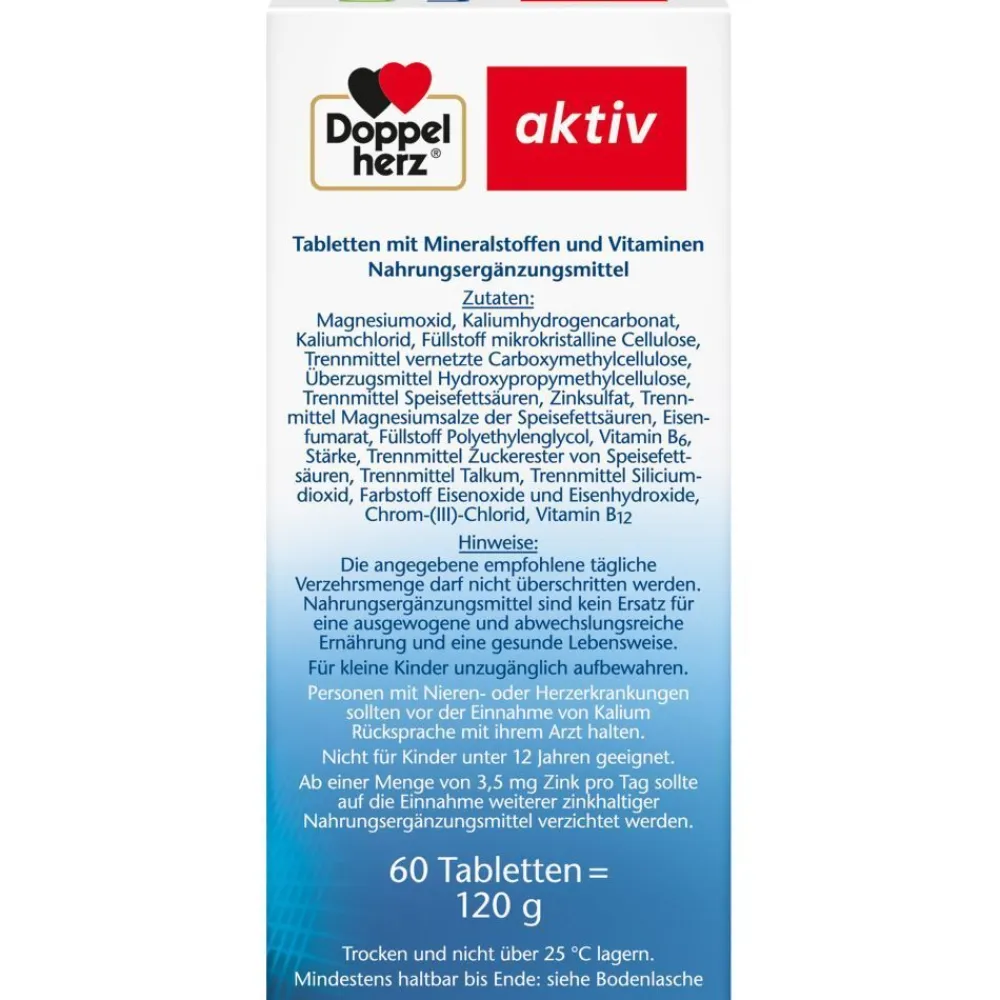 ® aktiv Magnesium +Kalium 400>Doppelherz Clearance