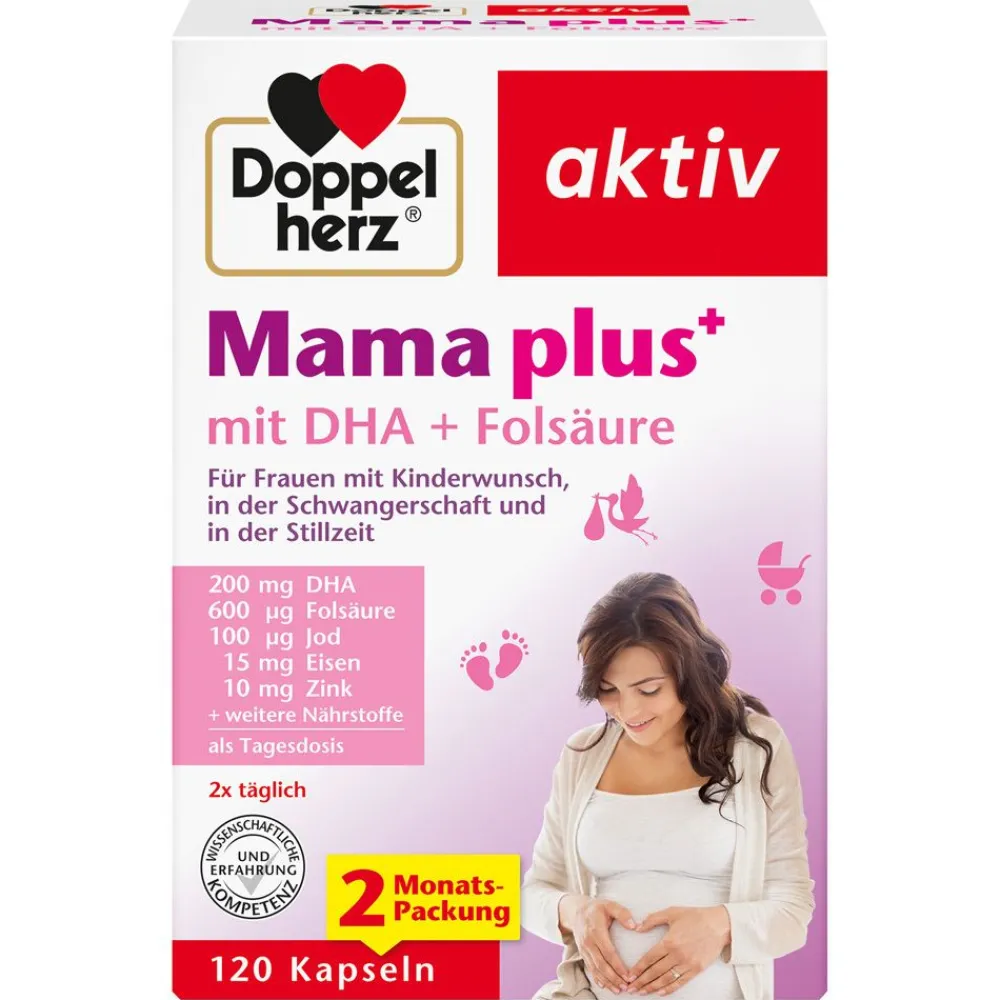 ® aktiv Mama plus+ mit DHA + Folsäure>Doppelherz New