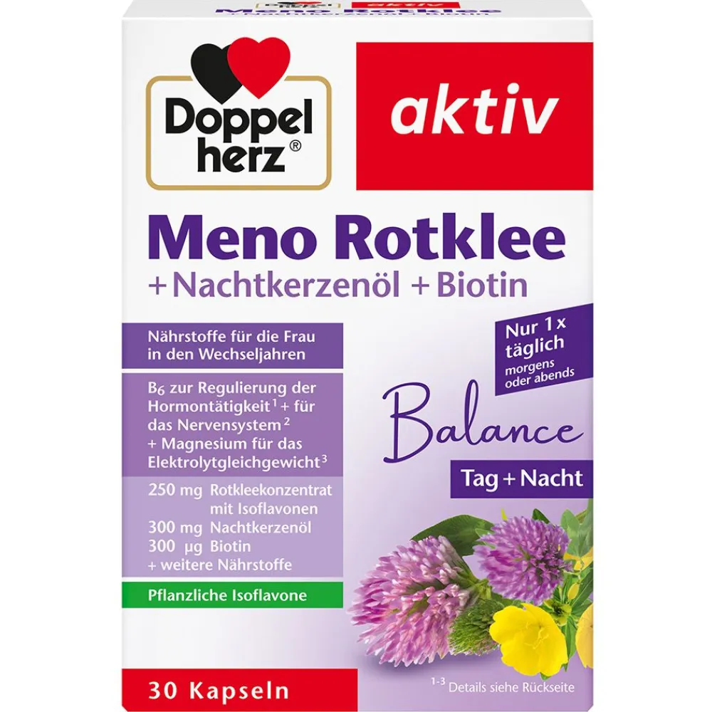 ® aktiv Meno Rotklee + Nachtkerzenöl + Biotin|Doppelherz Outlet