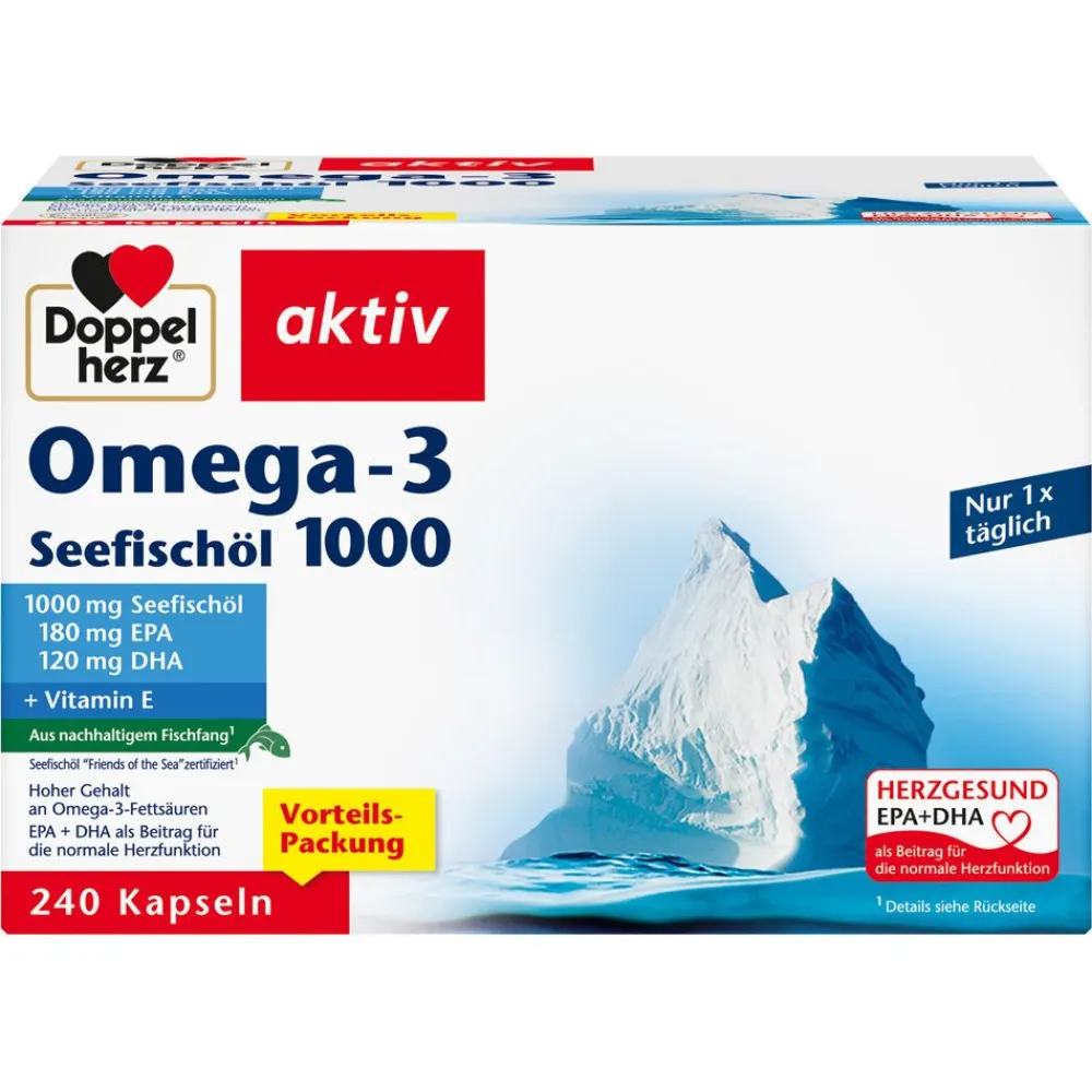 ® aktiv Omega-3 Seefischöl 1000|Doppelherz New
