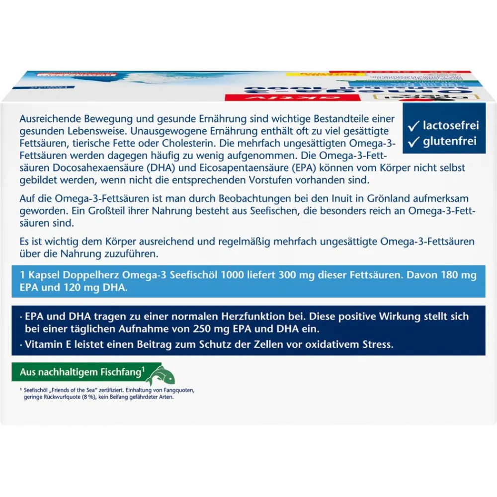 ® aktiv Omega-3 Seefischöl 1000|Doppelherz New