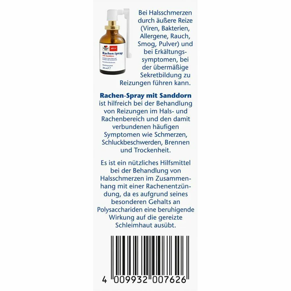 ® aktiv Rachenspray mit Sanddorn|Doppelherz Discount