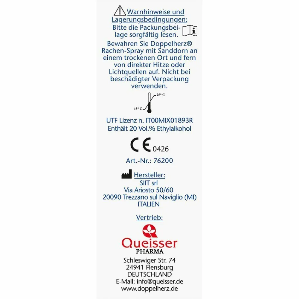 ® aktiv Rachenspray mit Sanddorn|Doppelherz Discount