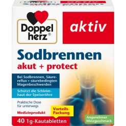 ® aktiv Sodbrennen akut + protect>Doppelherz Hot