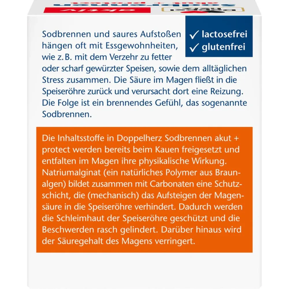 ® aktiv Sodbrennen akut + protect>Doppelherz Hot