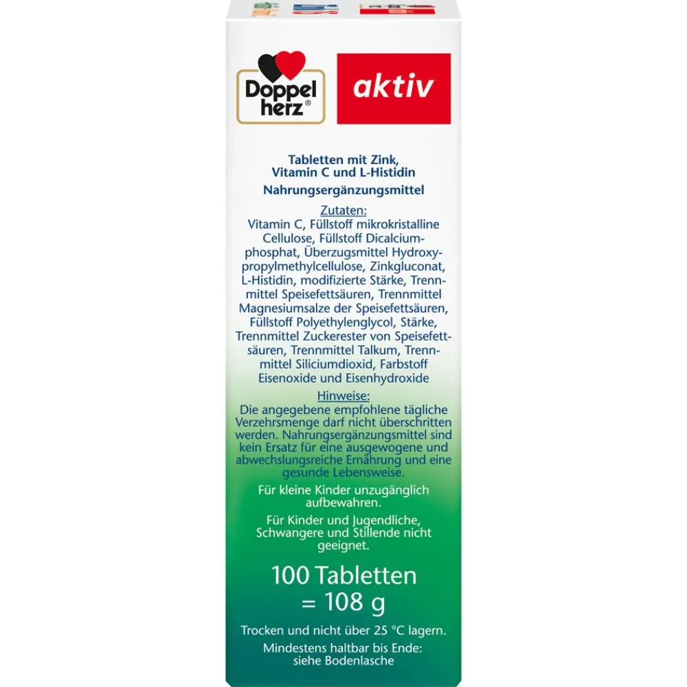 ® aktiv Zink + Histidin + Vitamin C|Doppelherz Outlet