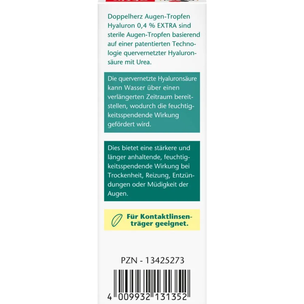 Augen-Tropfen Extra Hyaluron 0,4%|Doppelherz New