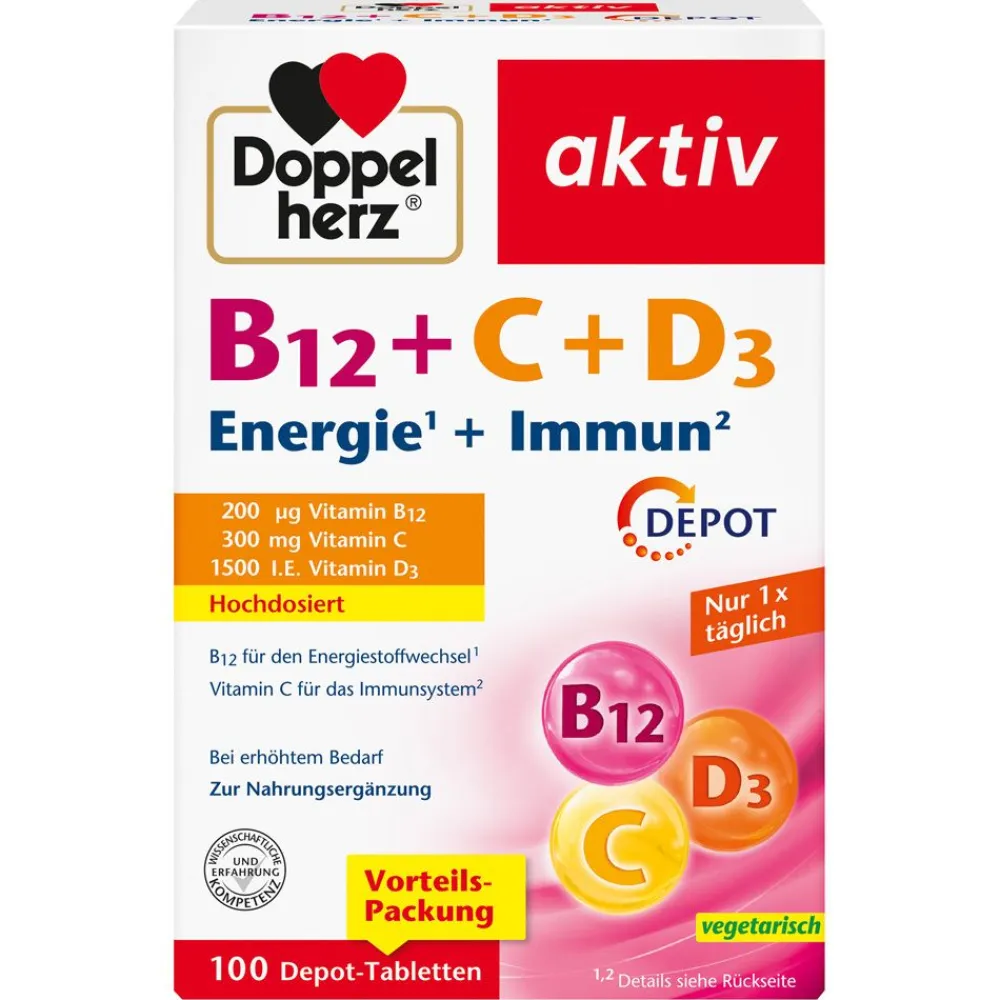 ® B12 + C + D3 Depot aktiv|Doppelherz New