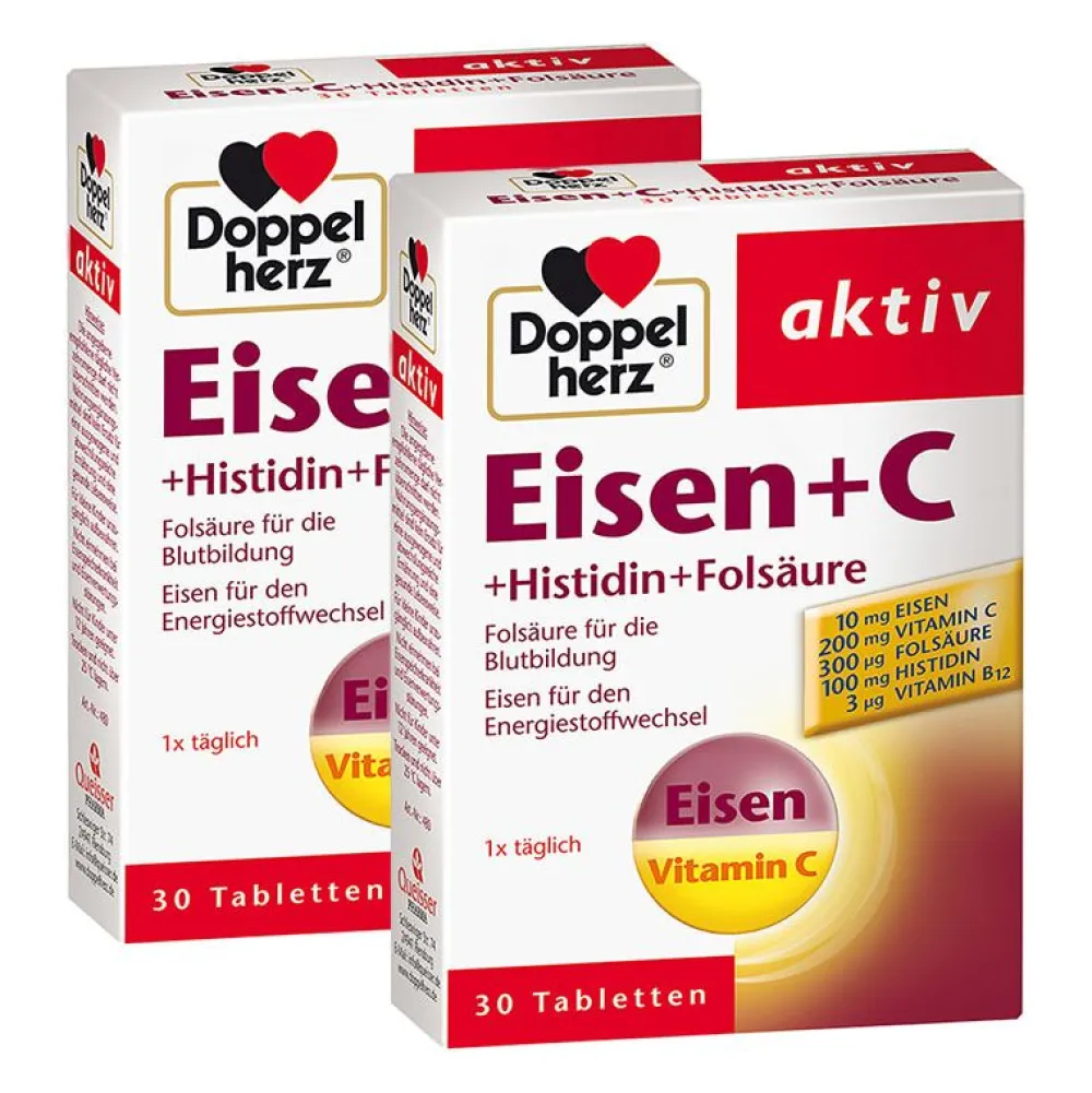 Doppelherz® Eisen + C + Histidin| Discount
