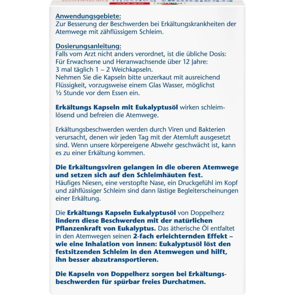 ® Erkältungskapseln mit Eukalyptusöl>Doppelherz New