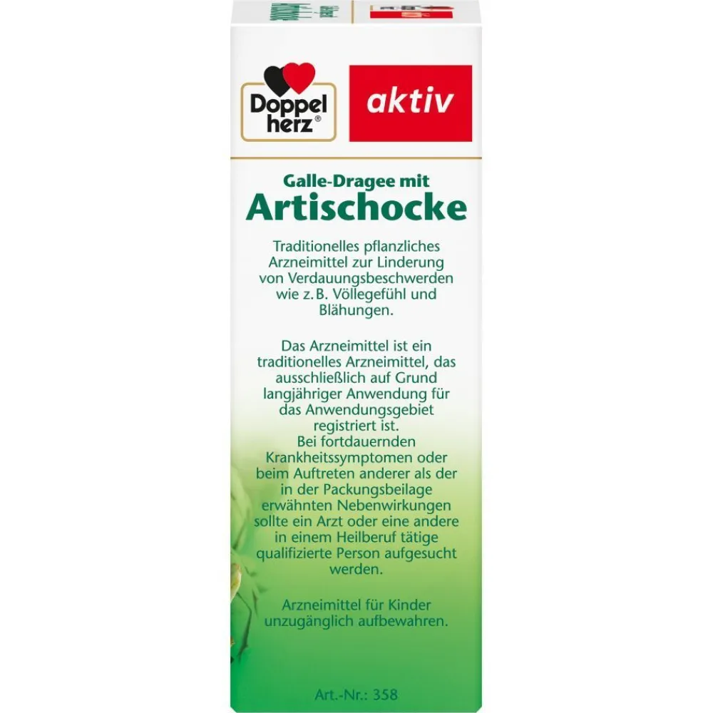 ® Galle-Dragee mit Artischocke|Doppelherz